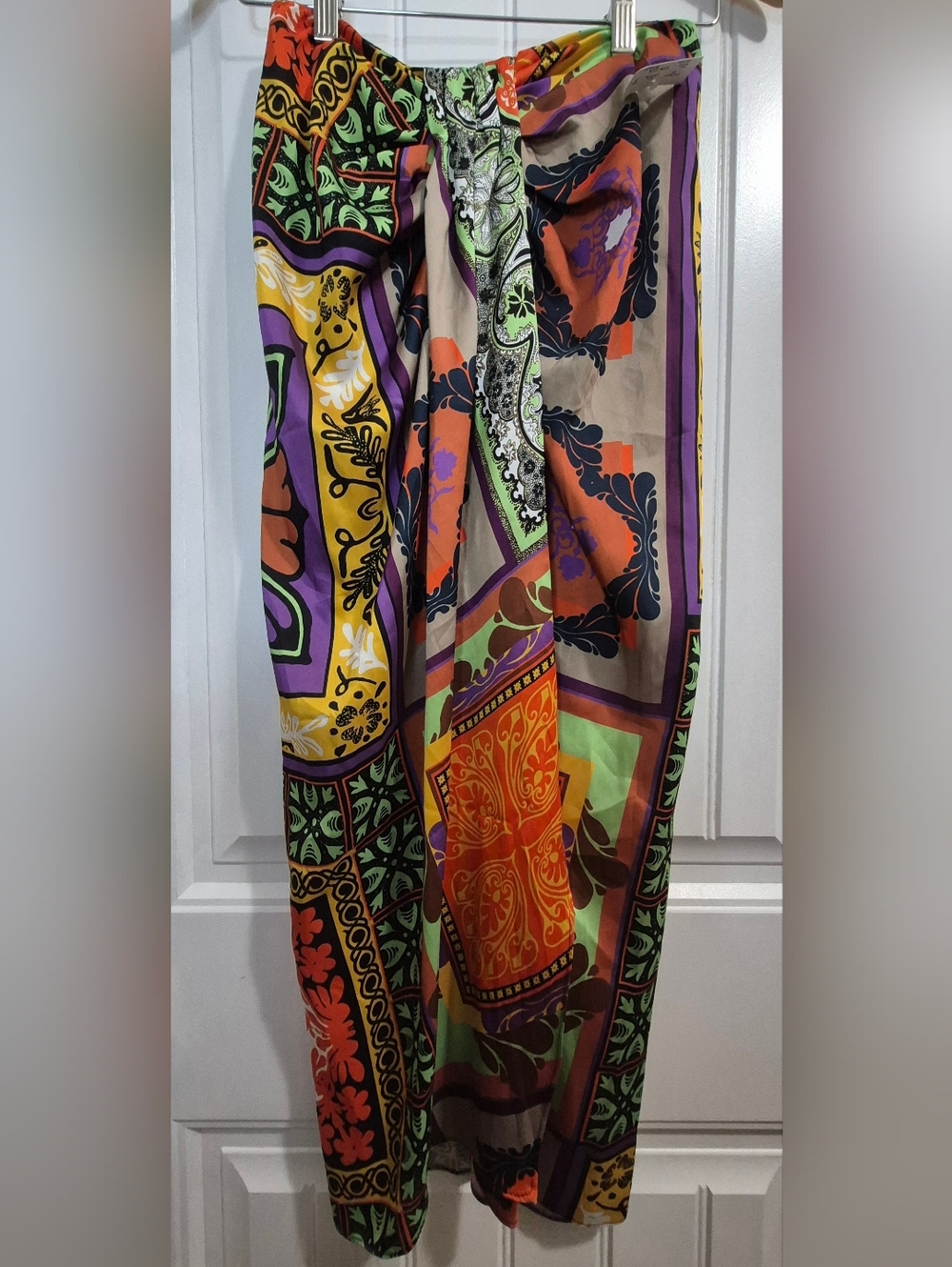 Womens Zara Sarong-Style Midi Skirt Size XS New With Tag